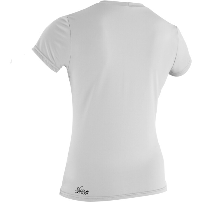 2024 O'Neill Frauen Basic Skins Short Sleeve Rash Guard 3547 - White